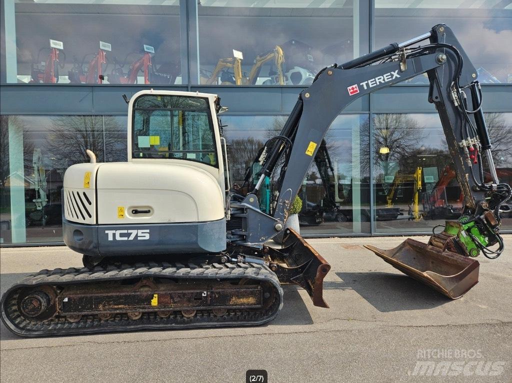 Terex TC 75 Vidutinės galios ekskavatoriai 7-12 t