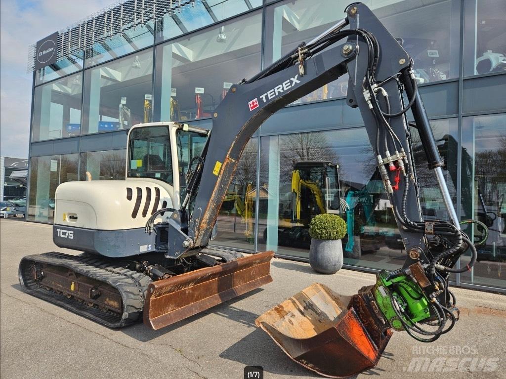 Terex TC 75 Vidutinės galios ekskavatoriai 7-12 t