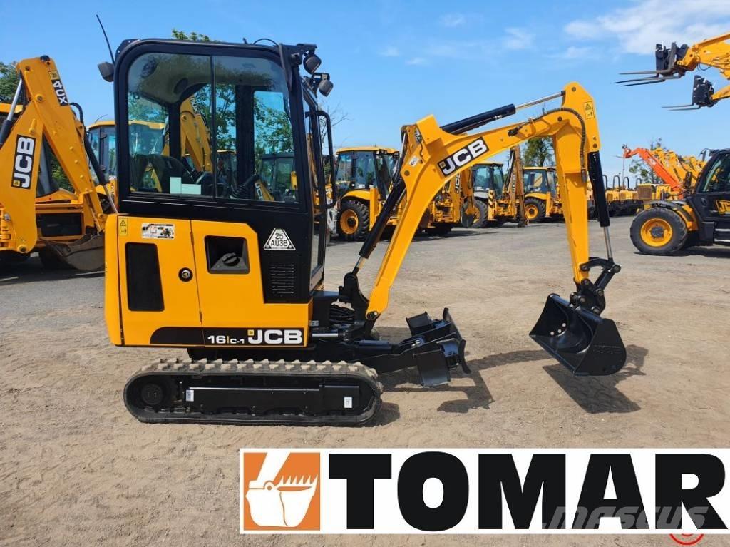 JCB 16 C-1 Mini ekskavatoriai < 7 t