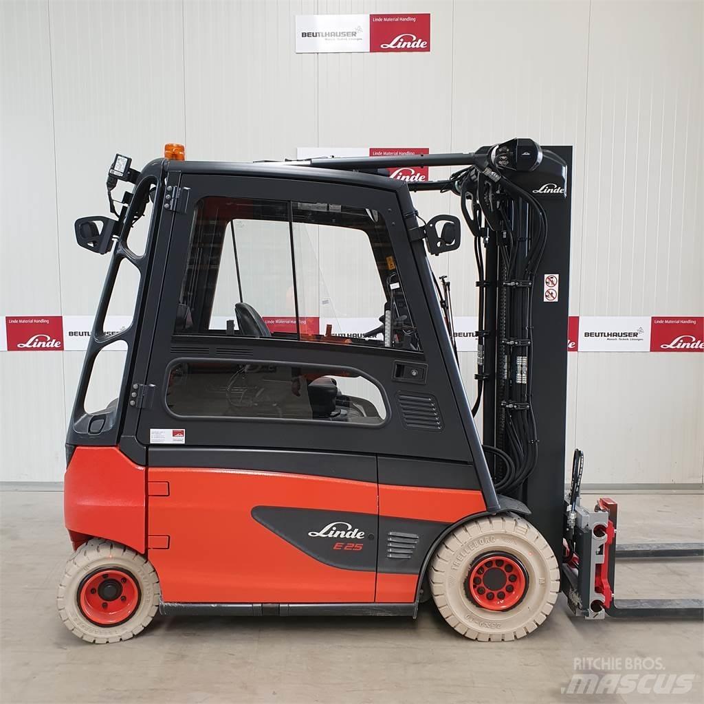 Linde E25L Elektriniai šakiniai krautuvai