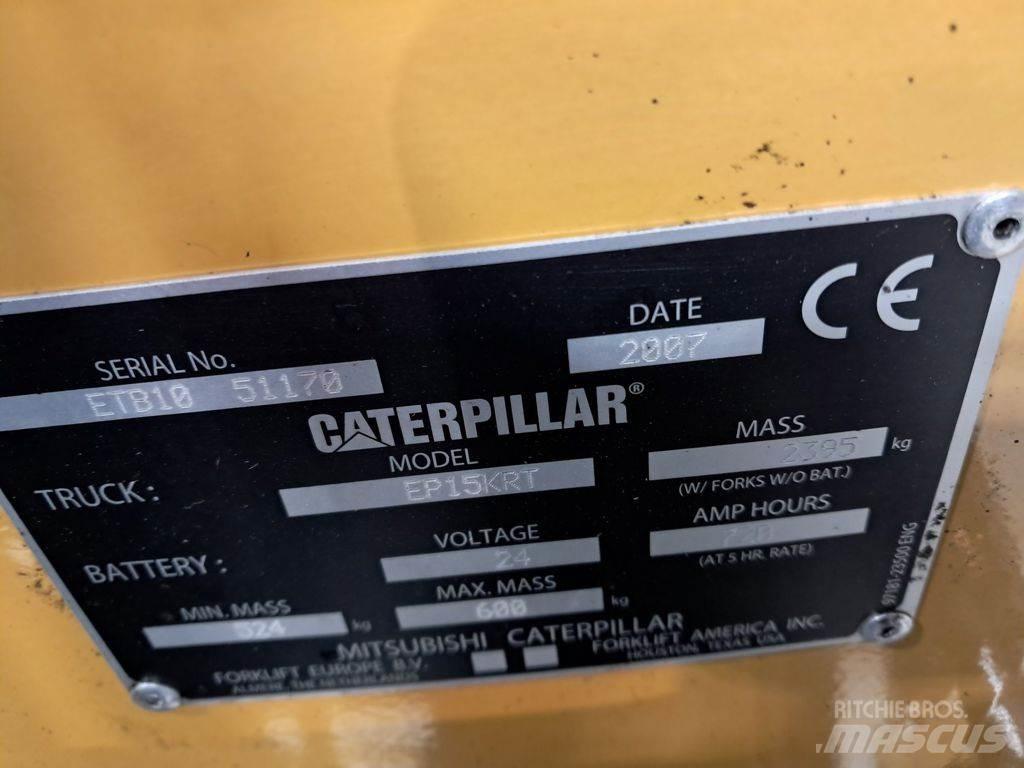 CAT EP15KRT Elektriniai šakiniai krautuvai