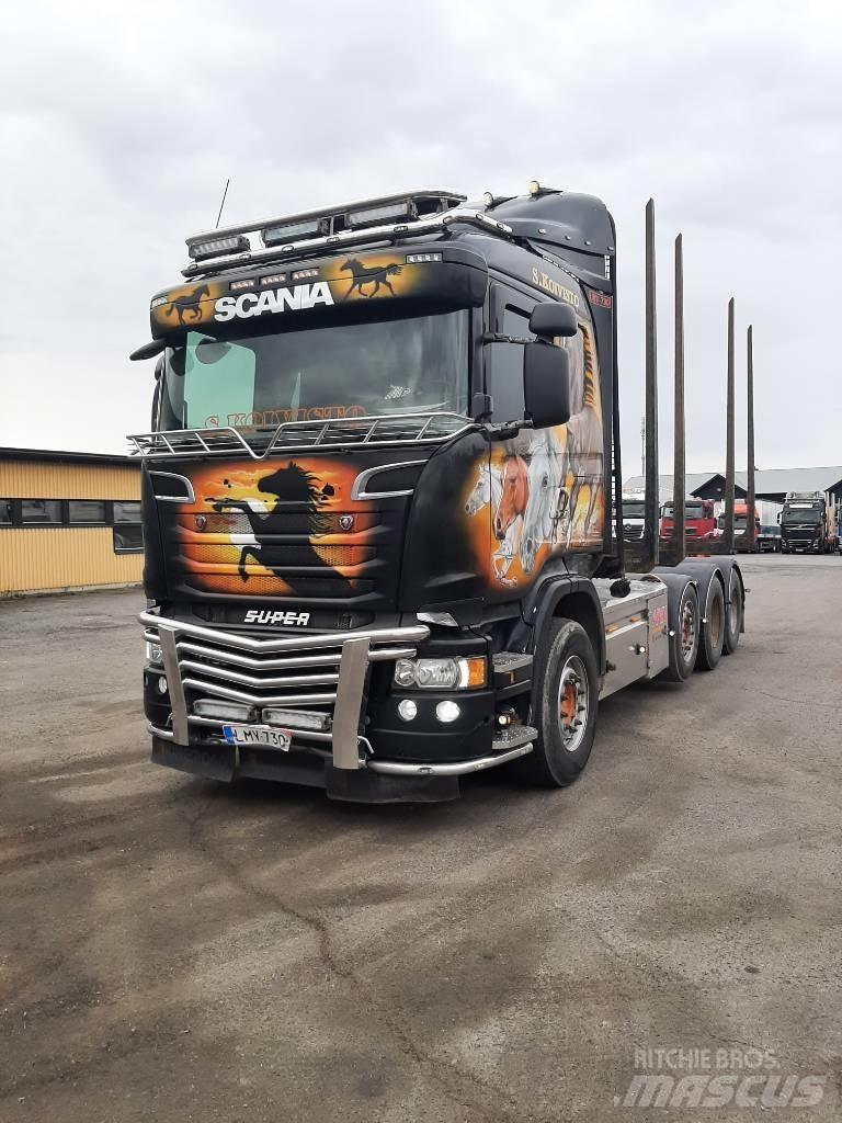 Scania R 730 Miškovežių vilkikai