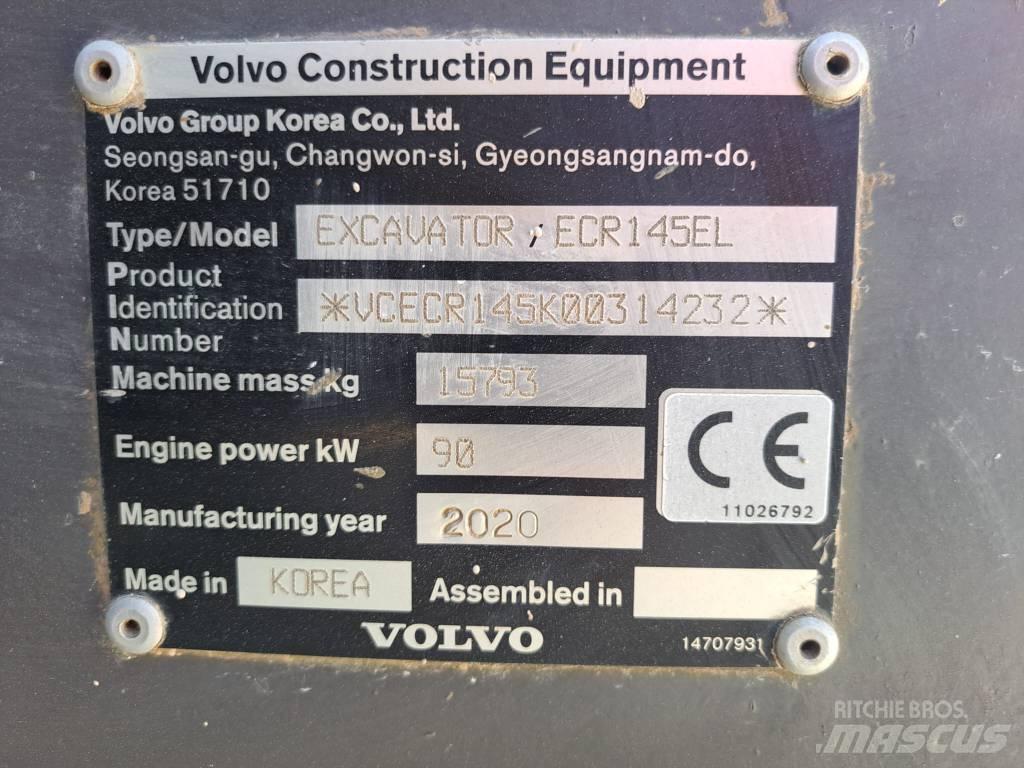 Volvo ECR 145 E Vikšriniai ekskavatoriai