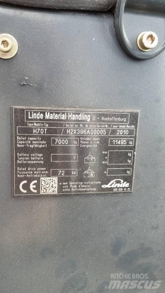 Linde H70T LPG (dujiniai) krautuvai