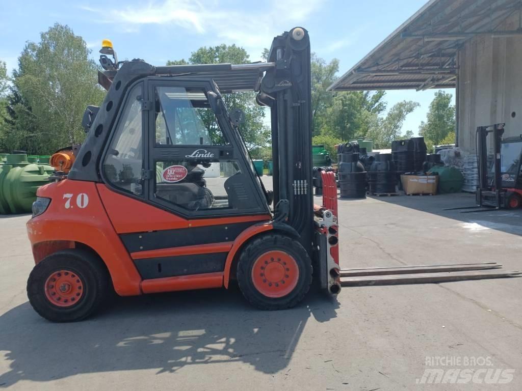 Linde H70T LPG (dujiniai) krautuvai