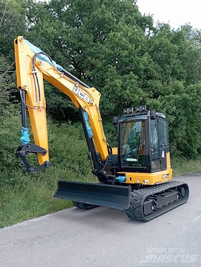 JCB 85Z Vidutinės galios ekskavatoriai 7-12 t