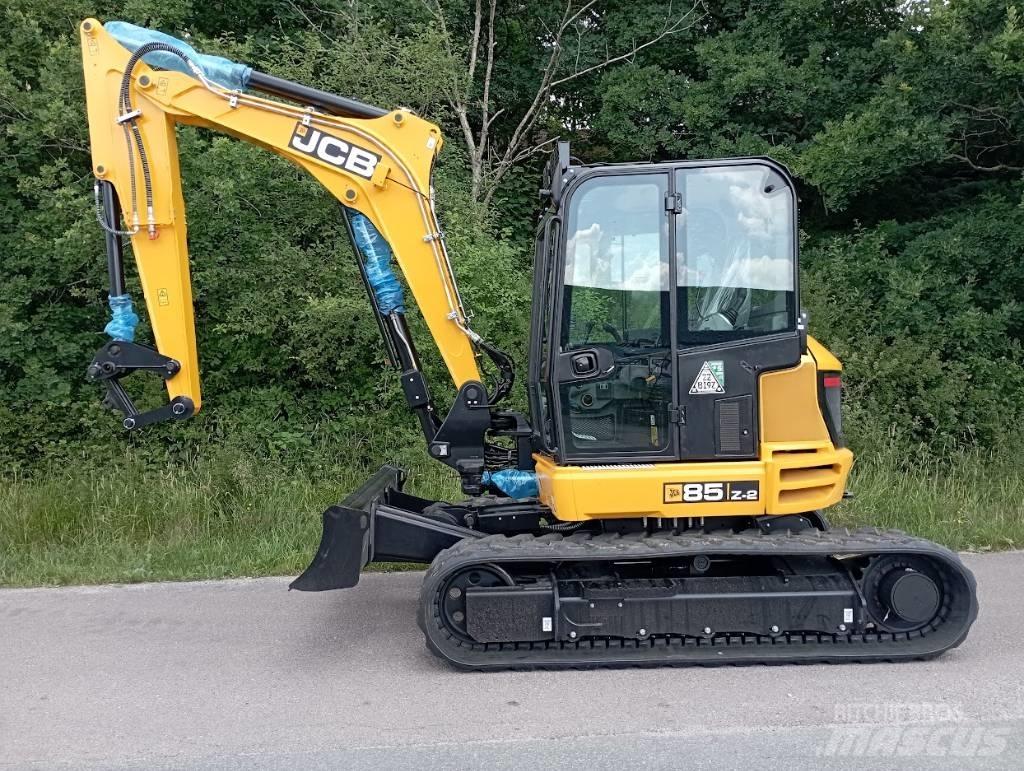 JCB 85Z Vidutinės galios ekskavatoriai 7-12 t