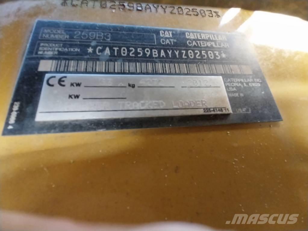CAT 259 B 3 Krautuvai su šoniniu pasukimu