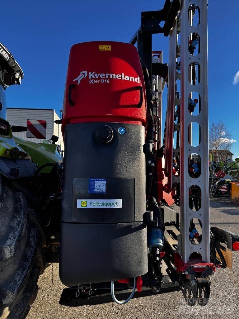 Kverneland iXter B Įmontuoti purkštuvai