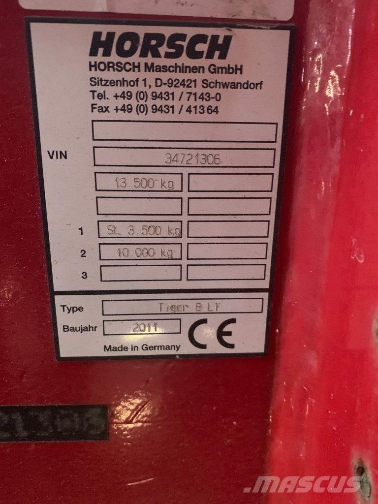 Horsch Tiger 8 LT Kultivatoriai