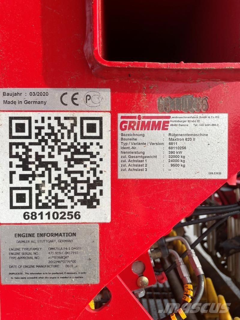 Grimme MAXTRON 620 Žemės ūkis - Kita