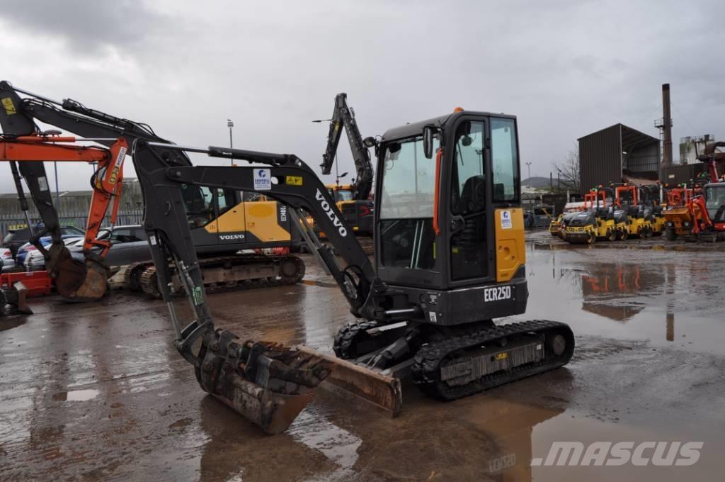 Volvo ECR 25 D Mini ekskavatoriai < 7 t