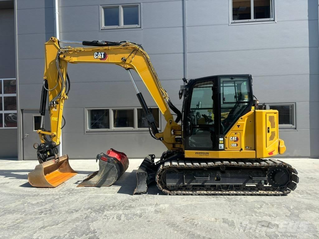 CAT 308 Vidutinės galios ekskavatoriai 7-12 t
