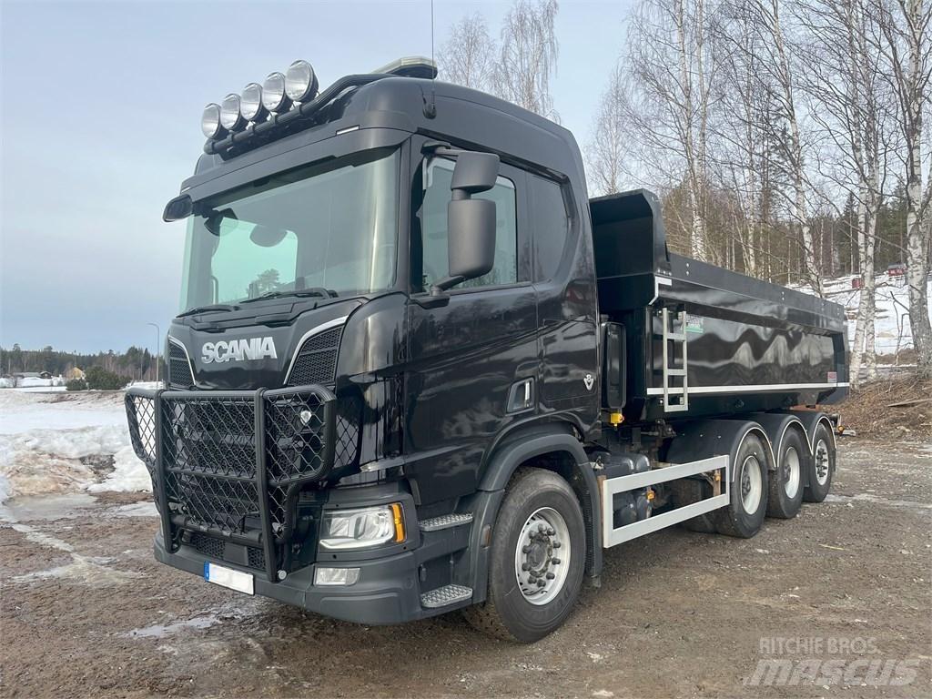 Scania R 730 Savivarčių priekabų vilkikai