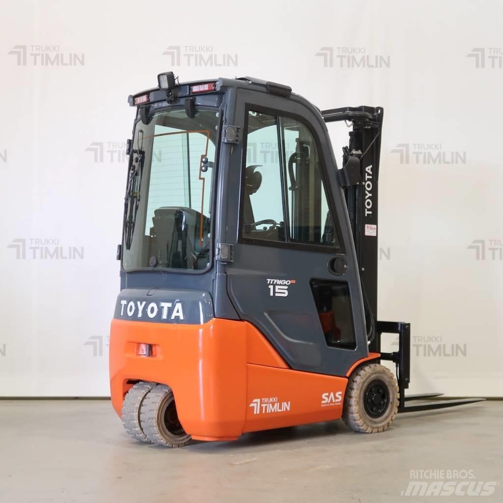 Toyota 8FBE15T Elektriniai šakiniai krautuvai