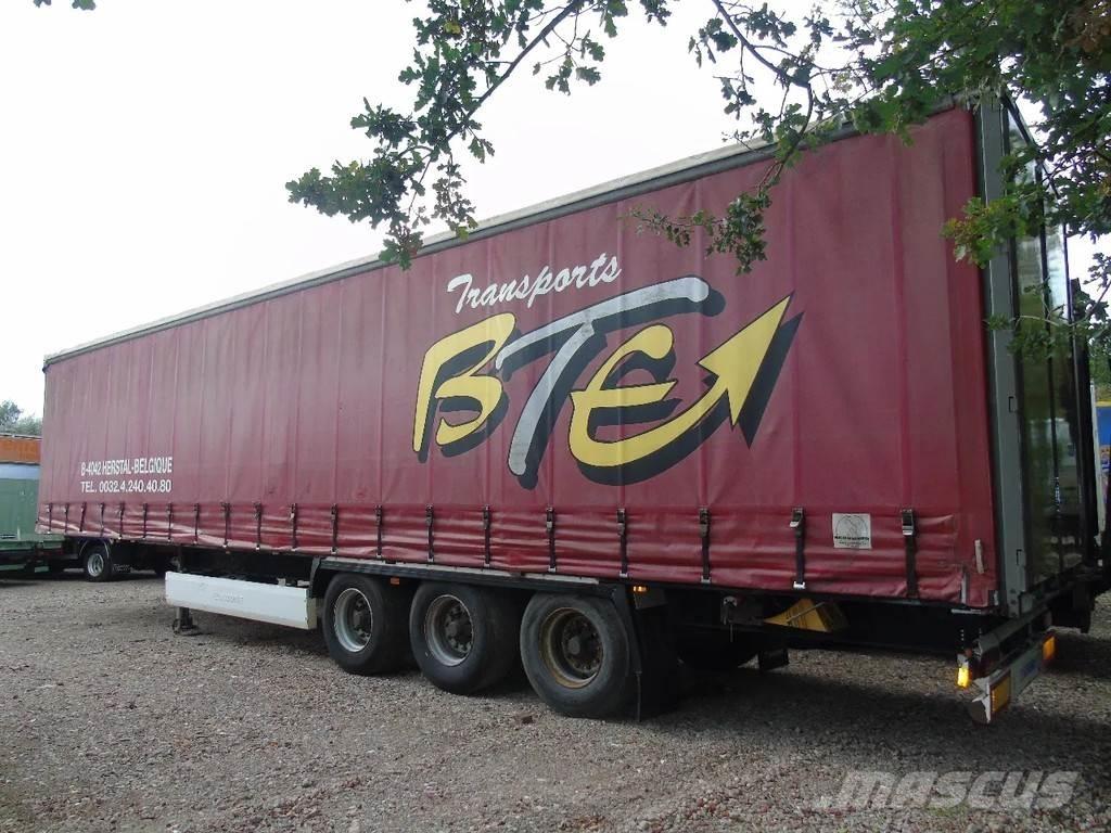 Krone 3x BPW + COIL Tentinės puspriekabės