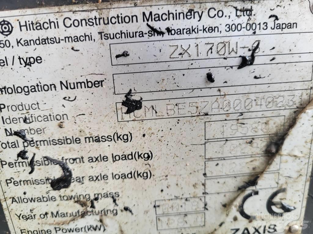 Hitachi ZX170W-6 Ratiniai ekskavatoriai