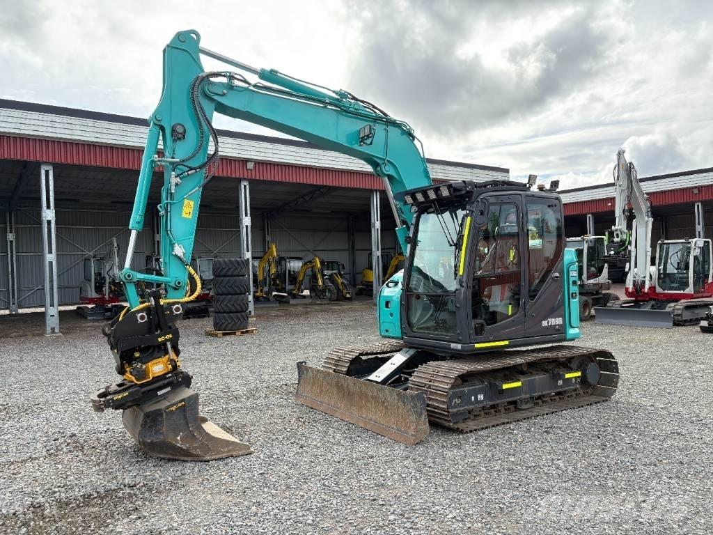 Kobelco SK75SR-7 Vidutinės galios ekskavatoriai 7-12 t