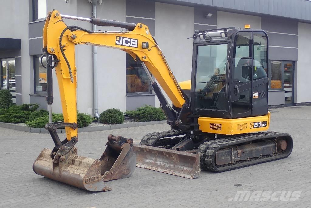 JCB 51 R-1 Mini ekskavatoriai < 7 t
