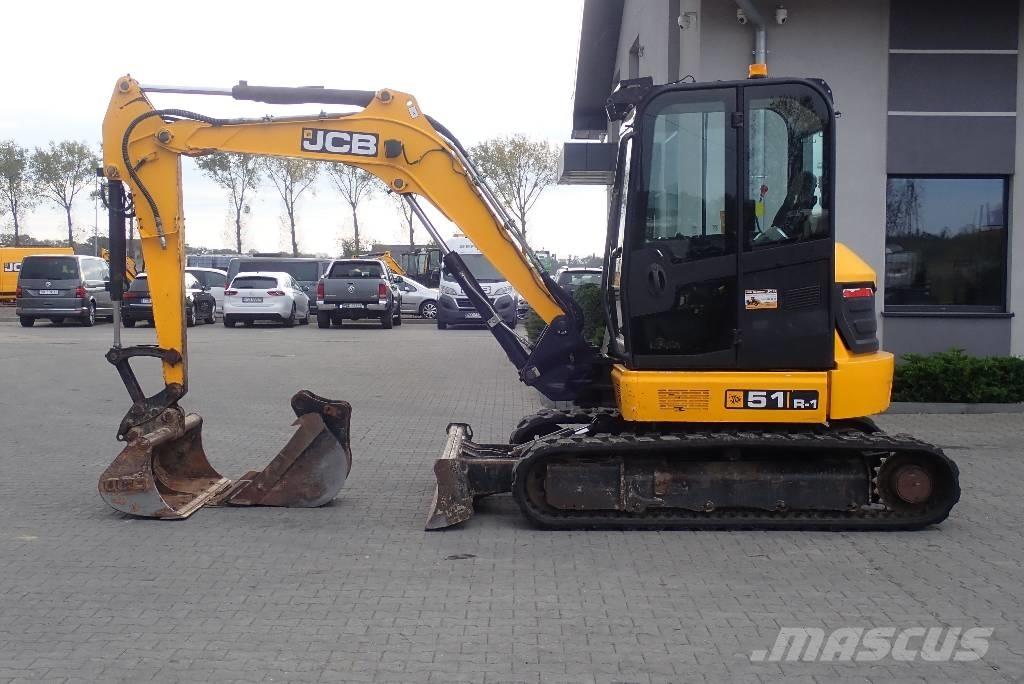 JCB 51 R-1 Mini ekskavatoriai < 7 t