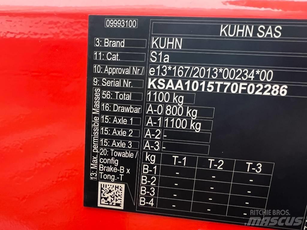 Kuhn GA 7501 Šieno grėbliai ir vartytuvai
