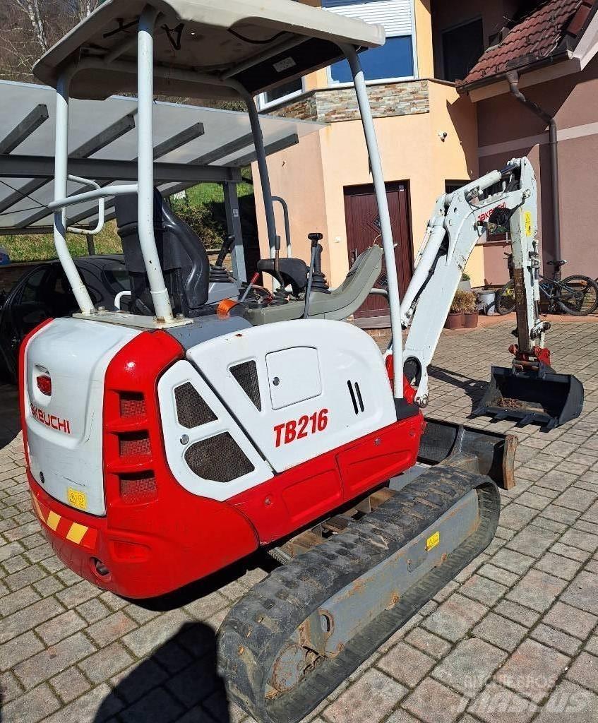 Takeuchi TB 216 Mini ekskavatoriai < 7 t