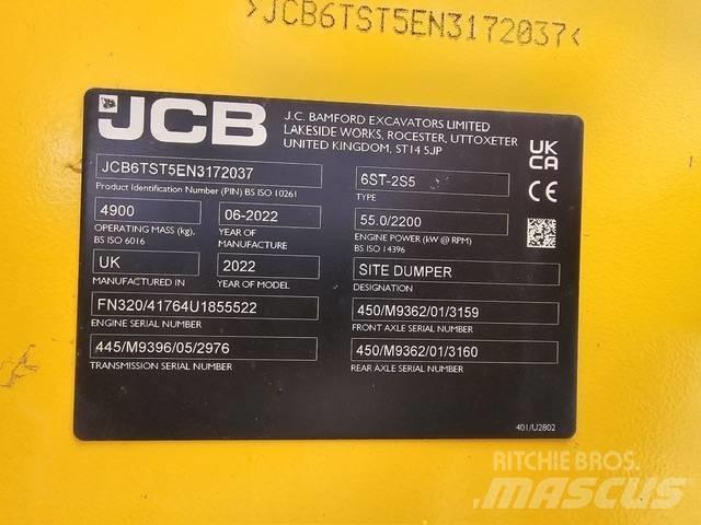 JCB 6 T Statybiniai savivarčiai sunkvežimiai