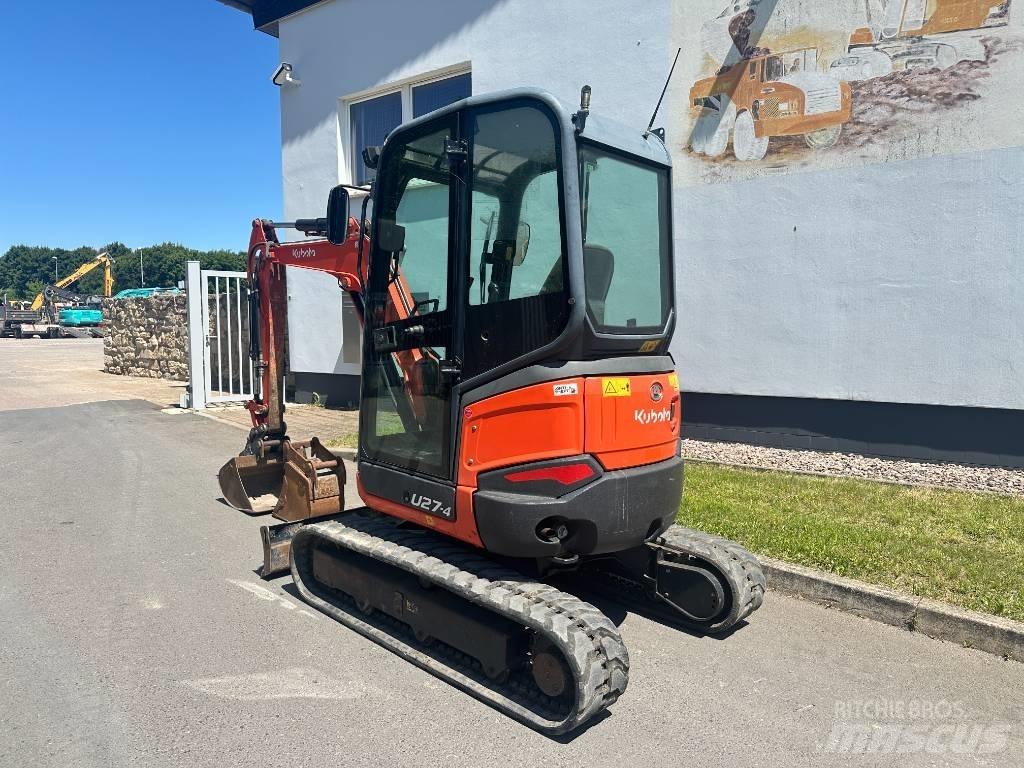 Kubota U 27-4 Mini ekskavatoriai < 7 t