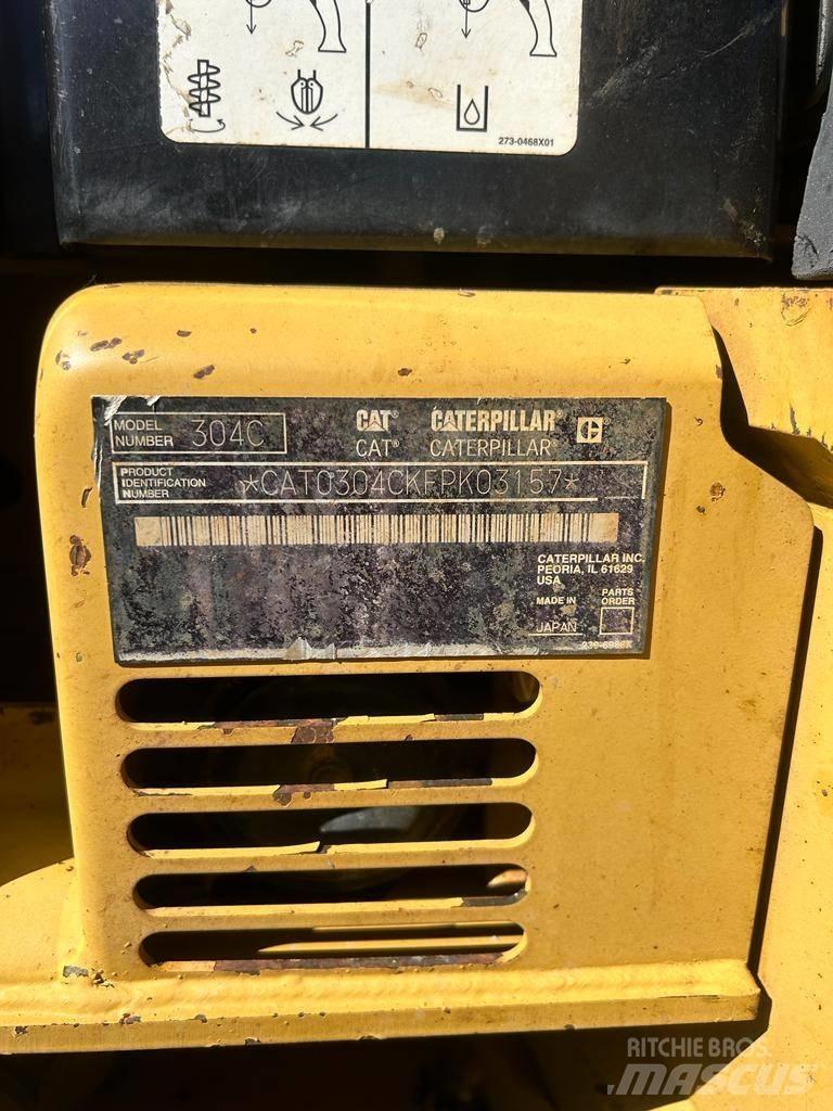 CAT 304 C CR Mini ekskavatoriai < 7 t