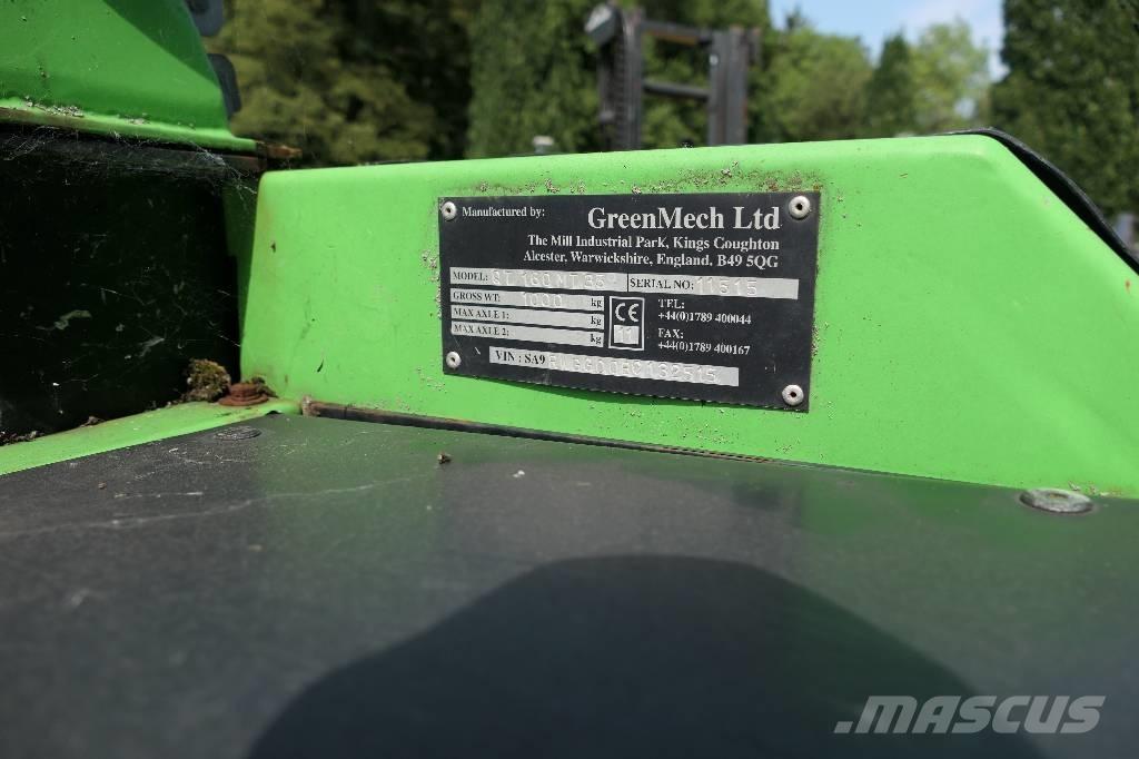Greenmech QT-160-T Medienos smulkintuvai