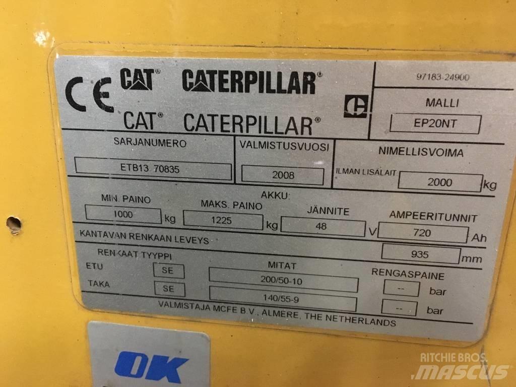 CAT EP 20 NT Elektriniai šakiniai krautuvai