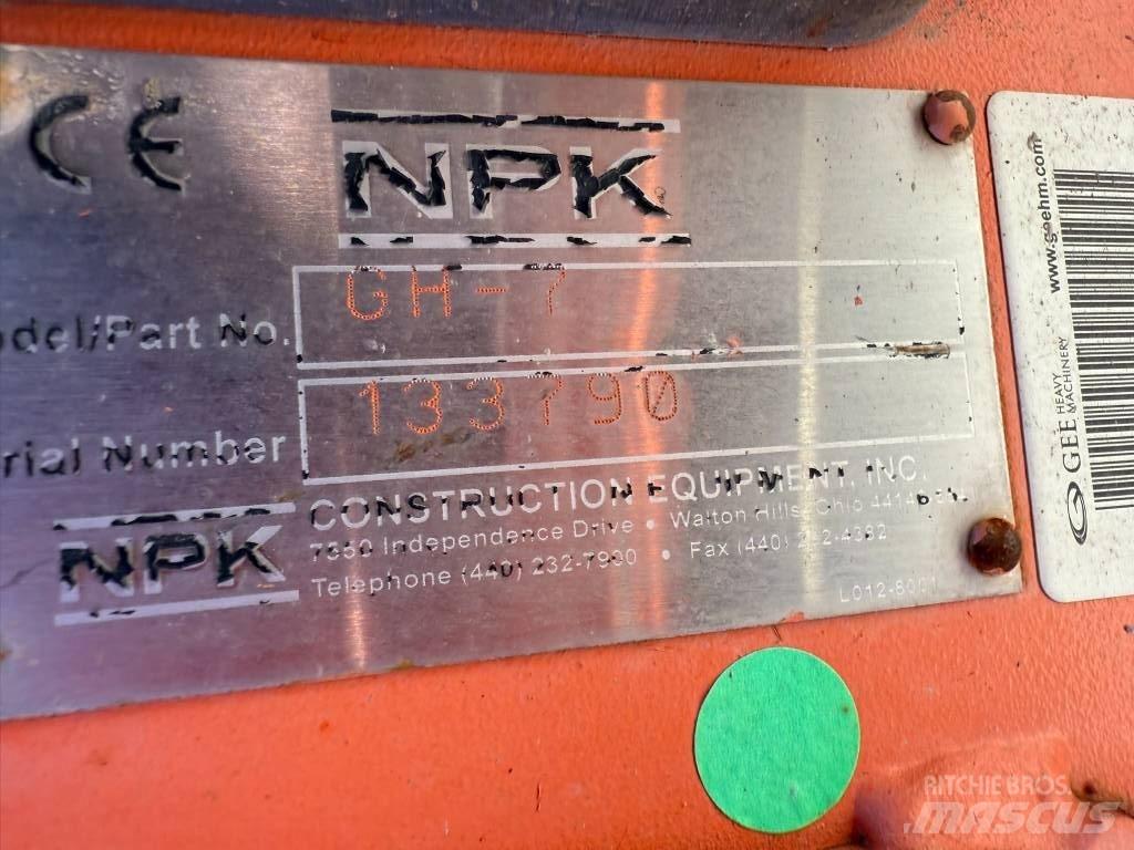 NPK GH 7 Hidrauliniai kūjai / Trupintuvai