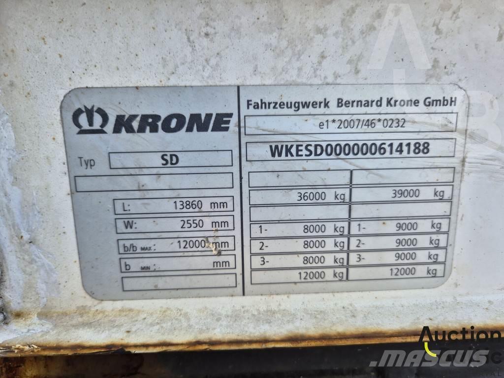 Krone SD Tentinės puspriekabės