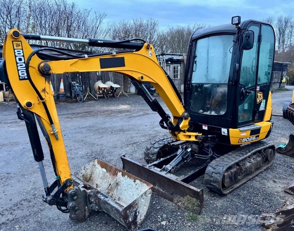 JCB 8026 CTS Mini ekskavatoriai < 7 t