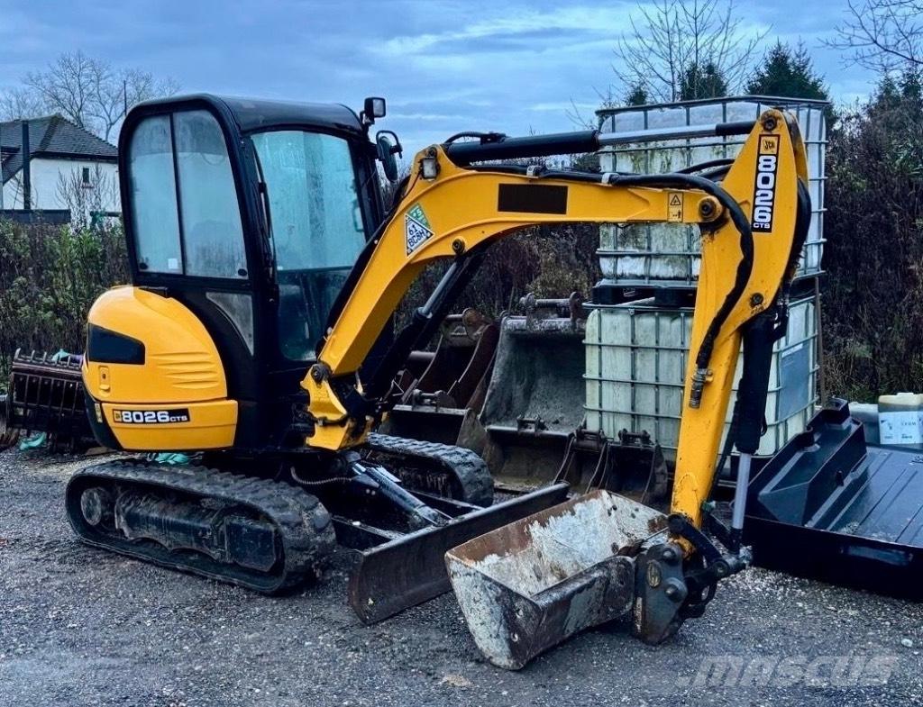 JCB 8026 CTS Mini ekskavatoriai < 7 t