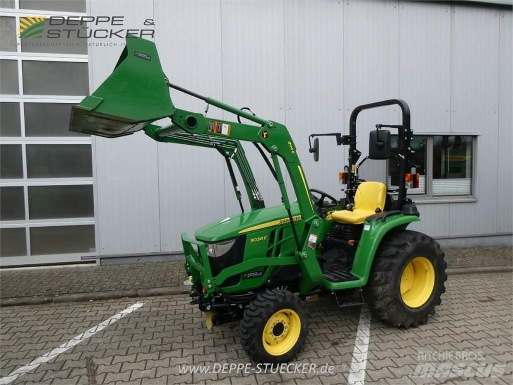 John Deere 3038E Naudoti kompaktiški traktoriai