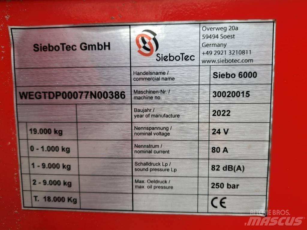 Siebotec Siebo 6000 Cilindriniai rotaciniai sietai