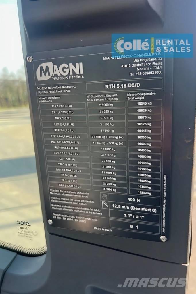 Magni RTH 5.18 | 2024 Teleskopiniai krautuvai