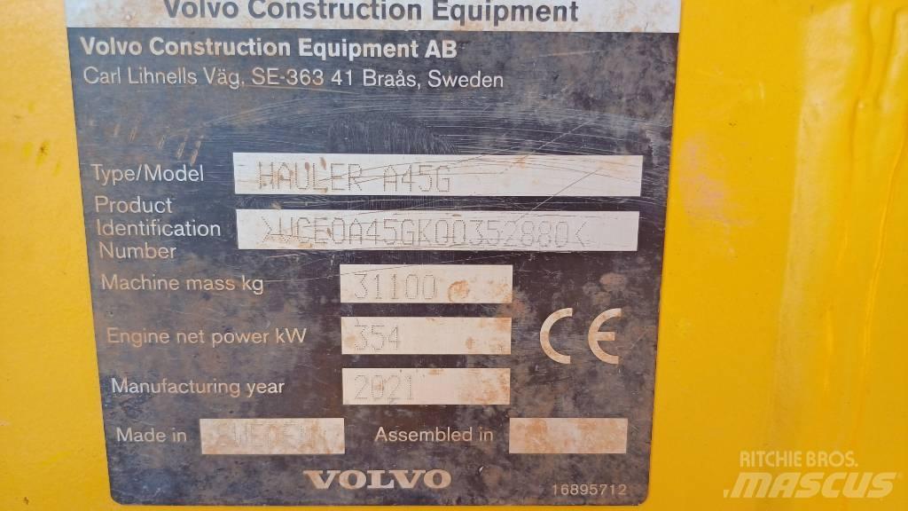 Volvo A 45 G Karjeriniai savivarčiai