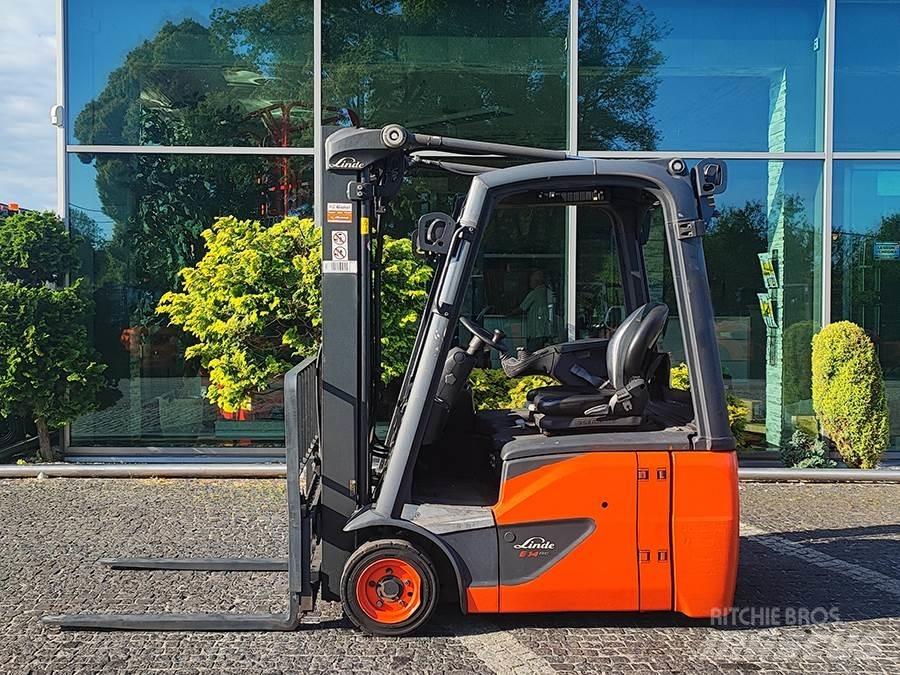 Linde E14-02 Elektriniai šakiniai krautuvai