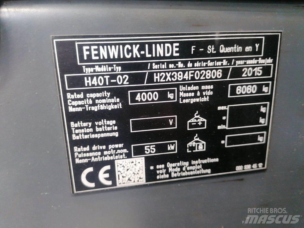 Linde H40T-02 LPG (dujiniai) krautuvai