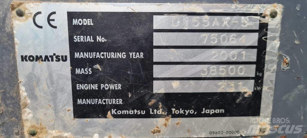 Komatsu D 155 AX-5 Vikšriniai buldozeriai
