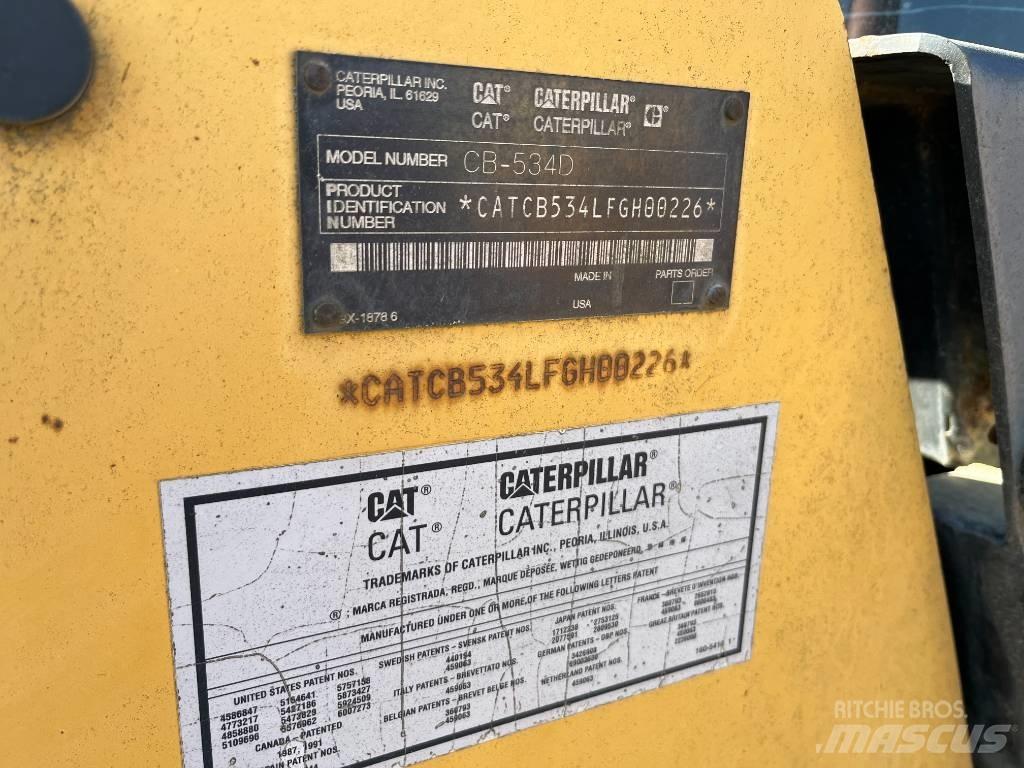 CAT CB 534 D Porinių būgnų volai