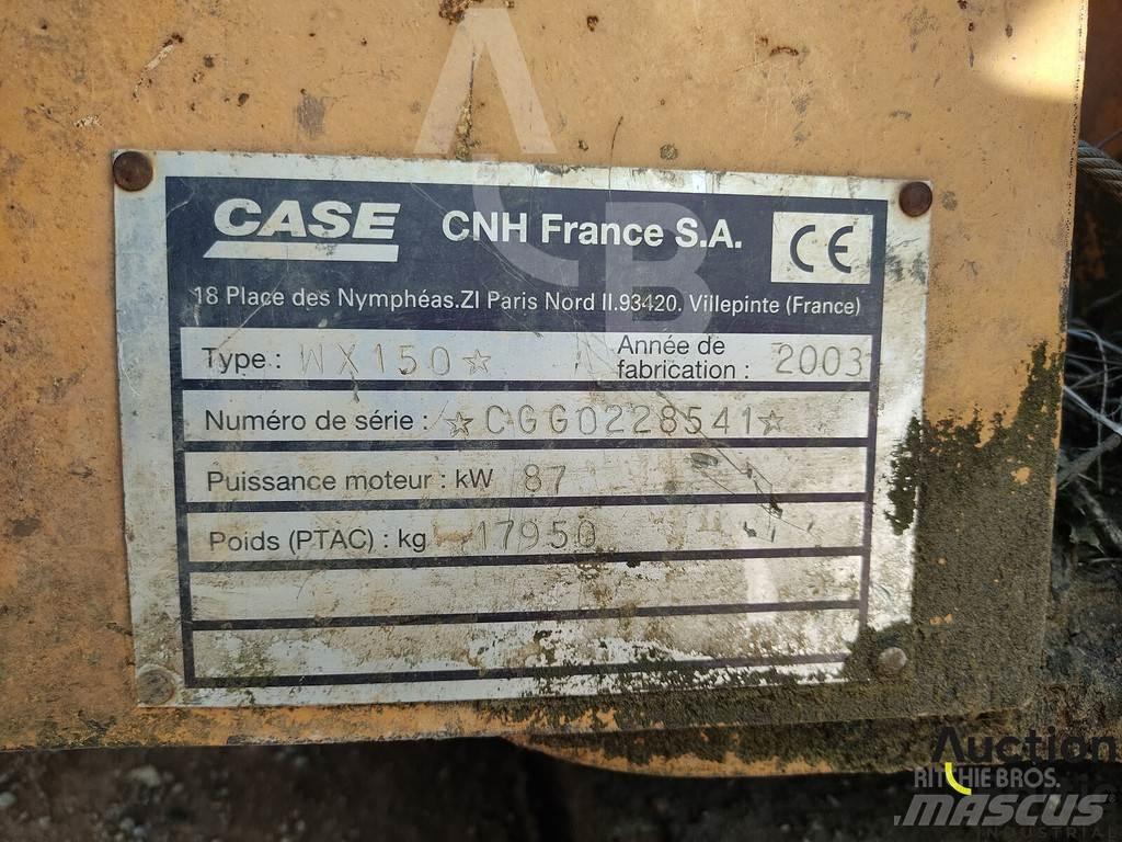 CASE WX 150 Ratiniai ekskavatoriai