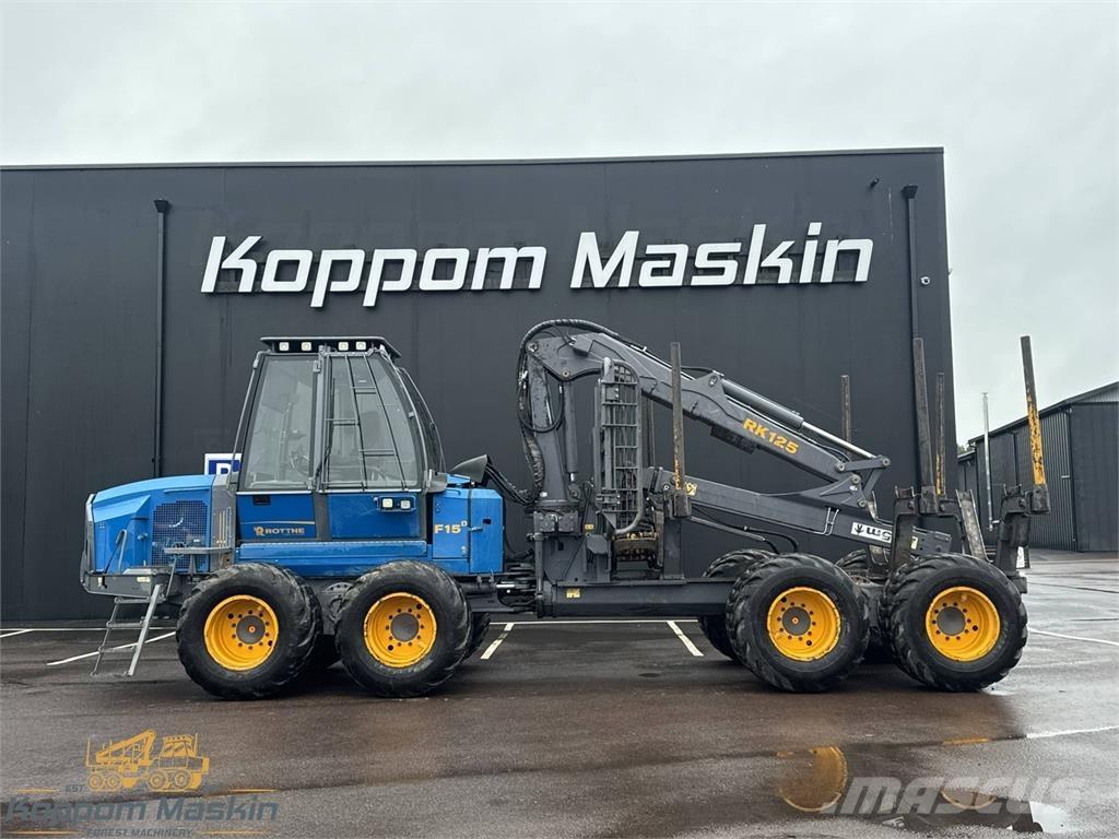 Rottne F15D Naudoti miškovežiai (Forvarderiai)