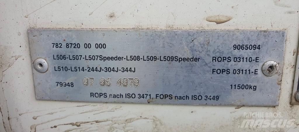 Liebherr L 507 Naudoti ratiniai krautuvai