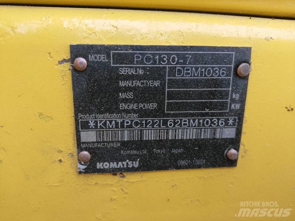 Komatsu PC130 Vikšriniai ekskavatoriai