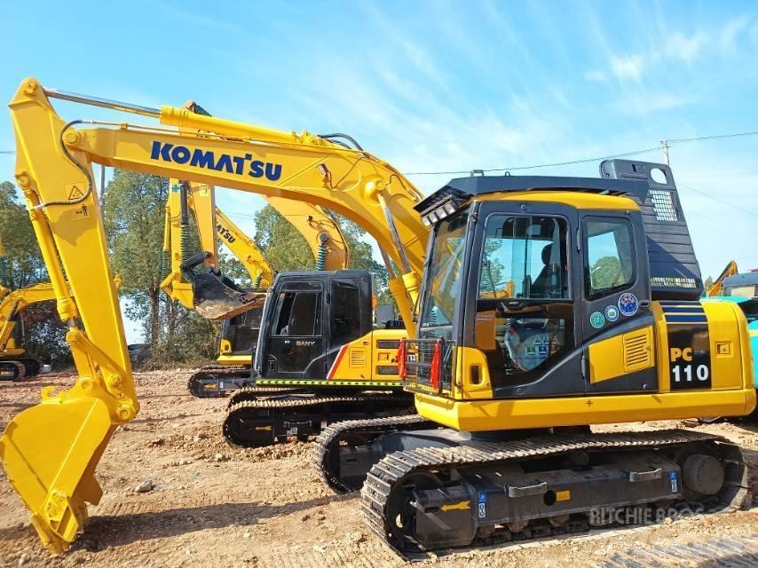 Komatsu PC110 Vidutinės galios ekskavatoriai 7-12 t