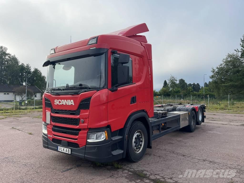 Scania G 540 Konteinerių nuožulnaus pakėlimo ant platformos krautuvai