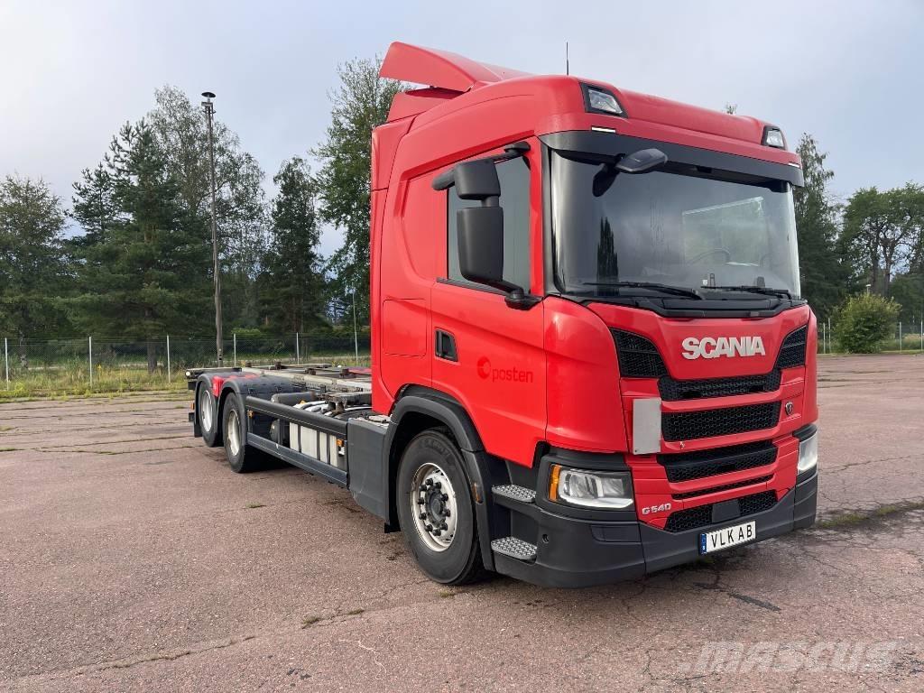 Scania G 540 Konteinerių nuožulnaus pakėlimo ant platformos krautuvai